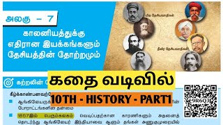 UNIT7|PART1| காலனியத்துக்கு எதிரான இயக்கங்களும் தேசியத்தின் தோற்றமும் |#10thhistory| TNPSC|TNUSRB SI