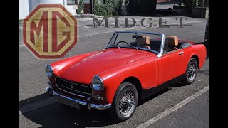 Local mooch in a 1974 1275 MG Midget