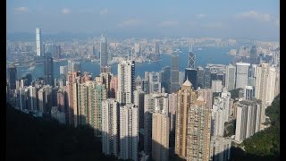 Hong Kong  Beauty Scenic  Montage Tourists Skyline  Country Parks Housing Natural Sound No MUSIC