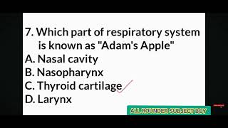 Human Anatomy and physiology MCQS//16 important Questions//pharmacist Exam,/GPST/DCO Exam #important