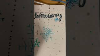 January page for my Bible journal! ❄️