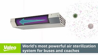 Introducing the world's most powerful air sterilization system for buses and coaches | Valeo