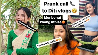 Prank on diti vlogs# ditye kandi dile🥹🤣