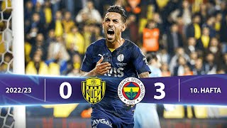 MKE Ankaragücü - Fenerbahçe (0-3) Highlights/Özet | Spor Toto Süper Lig - 2022/23
