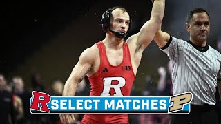 Select Matches: Rutgers at Purdue | Big Ten Wrestling | Jan. 14, 2023