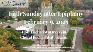 Fifth Sunday after Epiphany : February 9, 2025