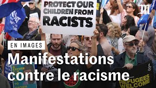 Les images des manifestations antiracistes au Royaume-Uni