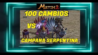 Metin2 Iberia [100 CAMBIOS DE BONUS] 🍭VS CAMPANA SERPENTINA FULL PVP ✝ 🥕 SERPENT WEAPON 🥕