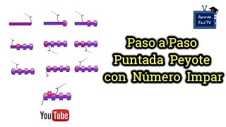 👧 PEYOTE IMPAR 🔗 FÁCIL  [Paso/Paso]