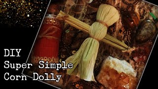 DIY Super Simple Corn Dolly Tutorial