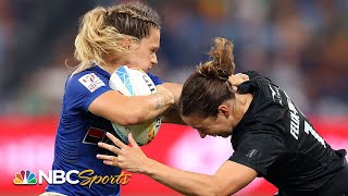 HSBC World Rugby Women's Sevens: New Zealand dominates France for gold | NBC Sports