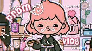 🌷JUNIOR PROM VLOG°•* ||High school series 💙 ||tocaboca roleplay🌷