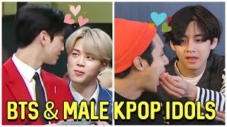 Friendship Between BTS And Male Kpop Idols