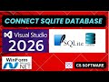 How to Connect SQLite Database in Windows Forms App (.NET C#) – Step by Step