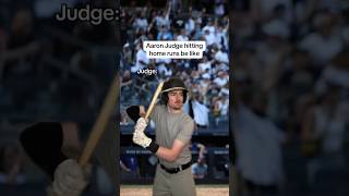 Aaron Judge hitting home runs be like😂⚾️