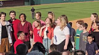 Showstoppers of North Texas God Bless America 4/14/24 Frisco Roughriders vs Corpus Christi Hooks