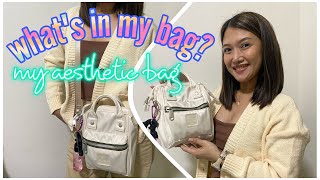 What's in my bag? My aesthetic bag from Anello