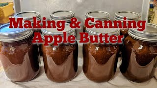 Making \u0026 Canning Apple Butter