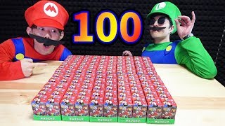 全１６種スーパーマリオオデッセイ！チョコエッグ１００個開封！シークレットきたー！Super Mario Odyssey