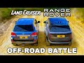 Range Rover v Land Cruiser: UP-HILL DRAG RACE