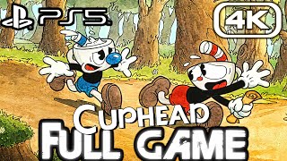 CUPHEAD PS5 Gameplay Walkthrough FULL GAME (4K 60FPS) No Commentary + DLC