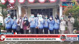 DUKUNG KETERBUKAAN INFORMASI, KARANTINA PERTANIAN MIMIKA GANDENG MEDIA PELATIHAN JURNALISTIK