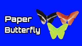 How To Make Butterfly Origami Tutorial/Cara membuat origami kupu-kupu