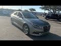 2017 Hyundai Sonata Hybrid Limited Sedan Gray