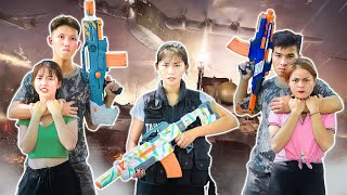 HẠT TIÊU BẮN SÚNG | Candy SEAL X Girl Use Nerf Guns to Rescue Hostages from Alibaba Criminal Group!