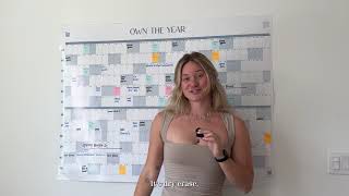 Academic/Mid Year Own the Year Calendar