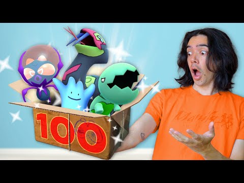 I Opened a 100 Pokémon Mystery Box!