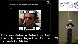 Fileless Malware Infection And Linux Process Injection In Linux OS - Hendrik Adrian