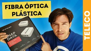 Cómo instalar FIBRA ÓPTICA PLÁSTICA aprovechando todos los MEGAS CONTRATADOS