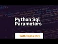 python sql parameters