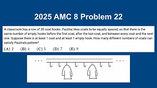 2025 AMC 8 Problem 22 (1 min 11 secs)