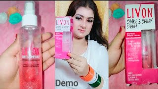 Livon Shake \u0026 spray hair serum #shorts #shine #review