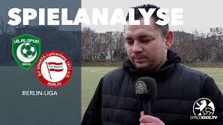 Die Spielanalyse | Berlin Hilalspor - SV Sparta Lichtenberg (Berlin-Liga)