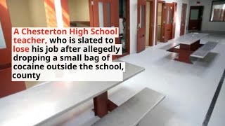 WATCH NOW: Chesterton teacher surrenders on cocaine charge