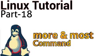 Linux Tutorial 18-more command in linux for computer science