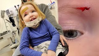 Stitches!!  BRAVE NiKO Doctor visit!  Late Night Hospital check up! Adley gets brother a surprise!