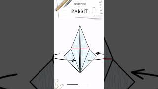 Rabbit. Origami. Paper Crafts #shorts