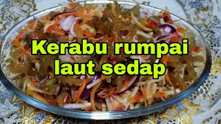 Resepi kerabu rumpai laut sedap#tips hilangkan bau hanyir dan kekal rangup