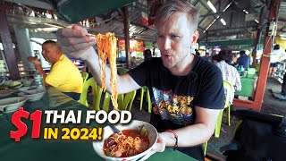 $1 Thai Food You Should Try! / Ideal Weekend in Bangkok / Thailand Street Food Tour