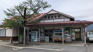 JR東日本 大糸線 安曇追分駅　標高550.8m