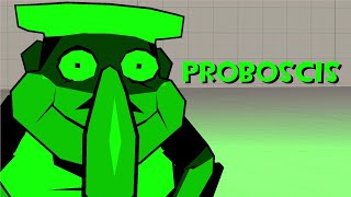 Fake Peppino mini boss showcase: Proboscis (Pizza tower SFM)