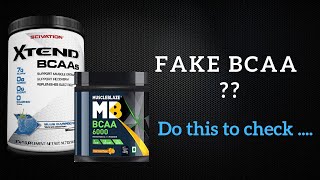 FAKE BCAA vs ORIGINAL BCAA