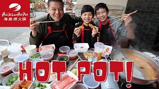 Eating hot pot at the world-famous Hai Di Lao! | Hai Di Lao Hot Pot