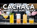 5 Easy Cachaca (Brazilian Rum) Cocktails That Aren't The Caipirinha!