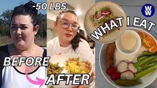WHAT I EAT IN A DAY FOR WEIGHT LOSS BACK ON WW ( weight watchers)