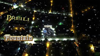 4K | Latvia,Preili,Night fountain!